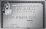 American Express Business Platinum Card issued by American Express Canada