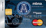 Toronto Argos Rewards Platinum Plus MasterCard issued by MBNA