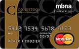 Conestoga College Rewards Platinum Plus MasterCard issued by MBNA