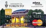 Learn more about University of Toronto Rewards Platinum Plus MasterCard issued by MBNA