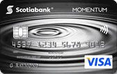 Learn more about Scotia Momentum cash back VISA card issued by Scotiabank