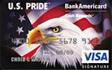 U.S. Pride BankAmericard Cash Rewards Visa Card issued by Bank of America