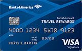 BankAmericard Travel Rewards issued by Bank of America