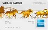 Wells Fargo Propel 365 American Express Card issued by Wells Fargo