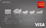 Wells Fargo Rewards Visa card issued by Wells Fargo