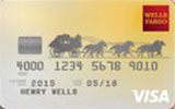 Wells Fargo Cash Back College Visa Card issued by Wells Fargo