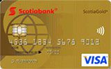 No-Fee ScotiaGold VISA card issued by Scotiabank