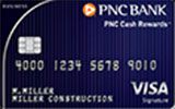 PNC Cash Rewards Visa Signature Business Credit Card issued by PNC Bank