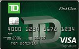 Learn more about TD First Class Visa Signature Credit Card issued by TD Bank