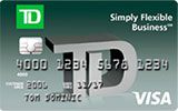 TD Simply Flexible Business Visa Credit Card issued by TD Bank