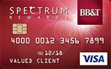 BB&T Spectrum Rewards Credit Card issued by BB&T