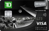 TD Aeroplan Visa Infinite Privilege Card issued by TD Canada Trust