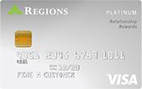 Regions Visa Platinum Credit Card issued by Regions Bank