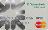 Learn more about Citizens Bank Clear Value MasterCard issued by Citizens Bank