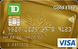 TD Gold Elite Visa Card issued by TD Canada Trust