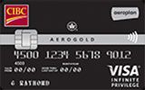 CIBC Aerogold Visa Infinite Privilege Card issued by CIBC