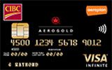 CIBC Aerogold Visa Infinite Card issued by CIBC