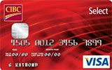 CIBC Select Visa Card issued by CIBC