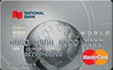 World MasterCard issued by National Bank of Canada