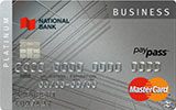 Learn more about Platinum MasterCard Business card issued by National Bank of Canada